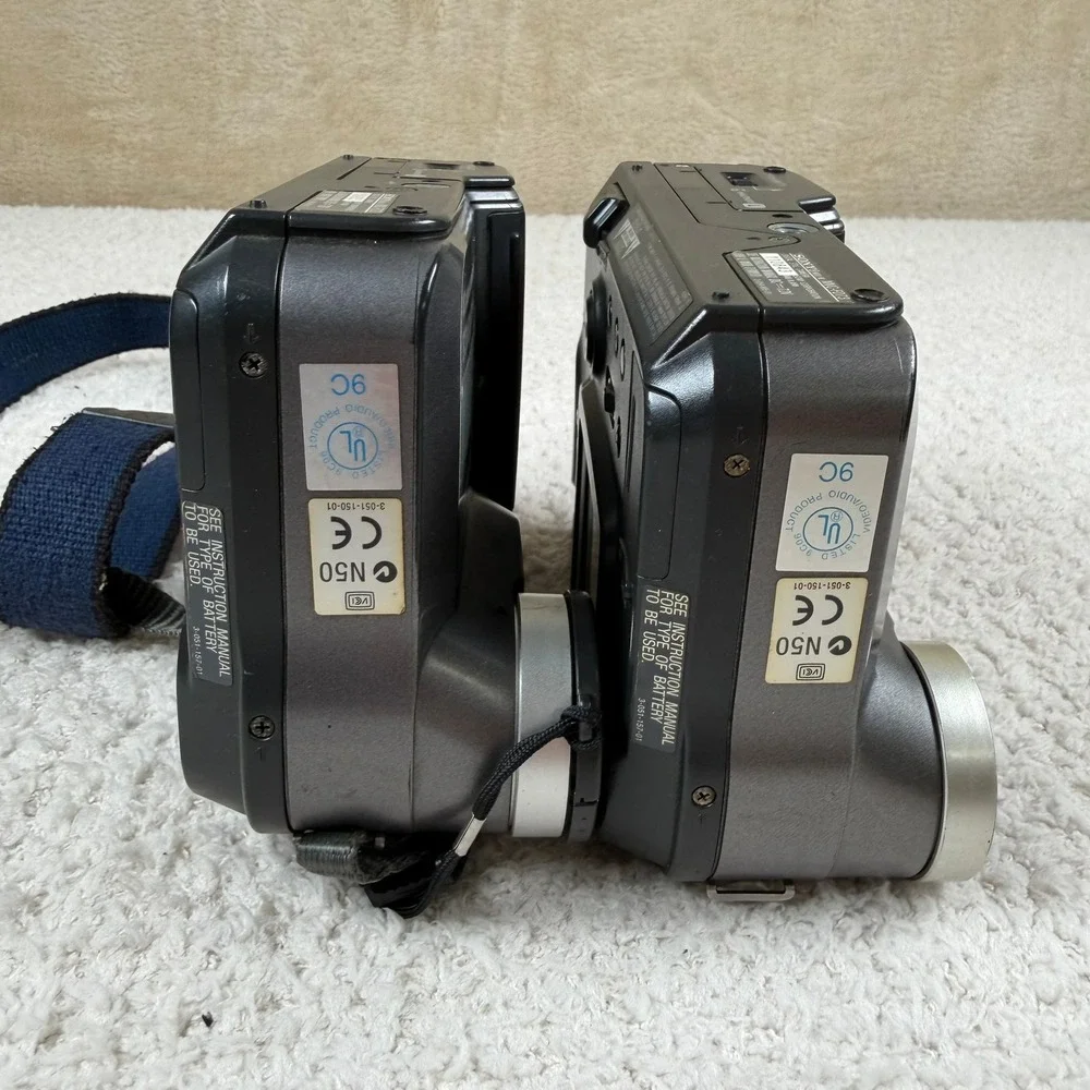 Sony Digital Mavica LOT OF 2‎ MVC FD73 10x Zoom Digital Still Camera WORKS
